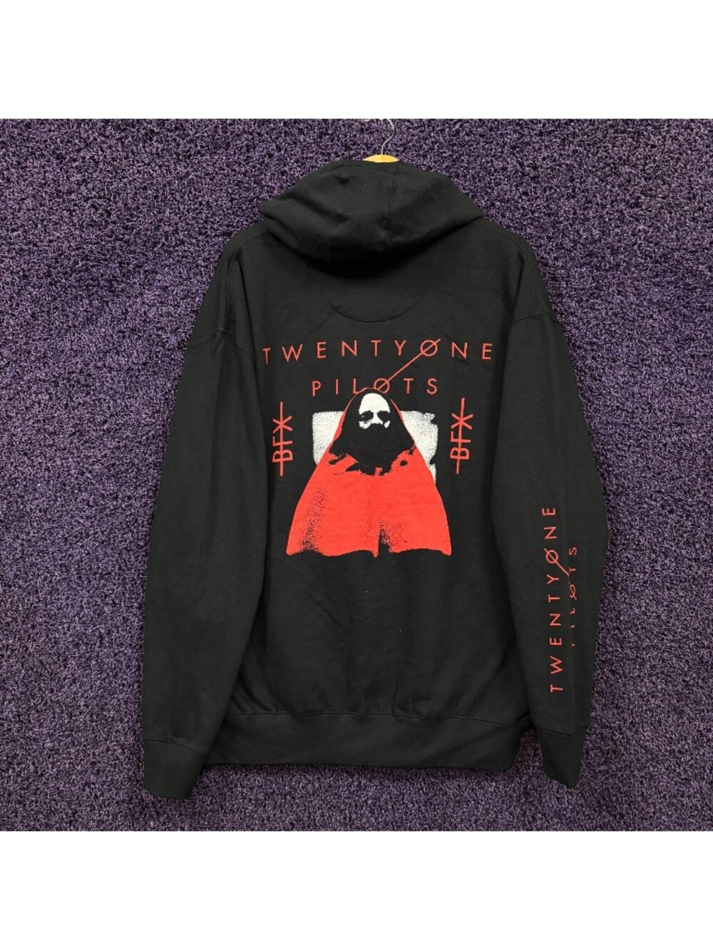Twenty One Pilots Blurryface Album Rock Hoodie Size Extra Large